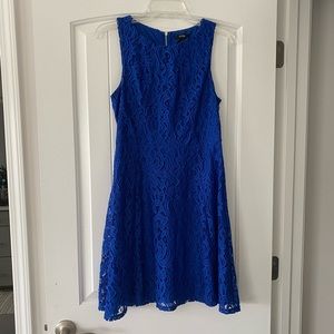 APT 9 Cerulean blue lace dress